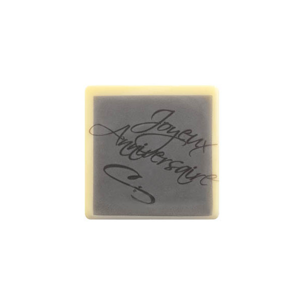 2 Blisters squares J. anniversaire 3 designs so 70 prints 4,5 cm