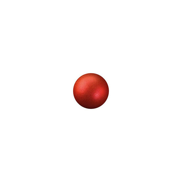 Balls white chocolate coated Red