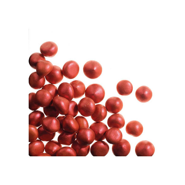 Meringuettes coated red