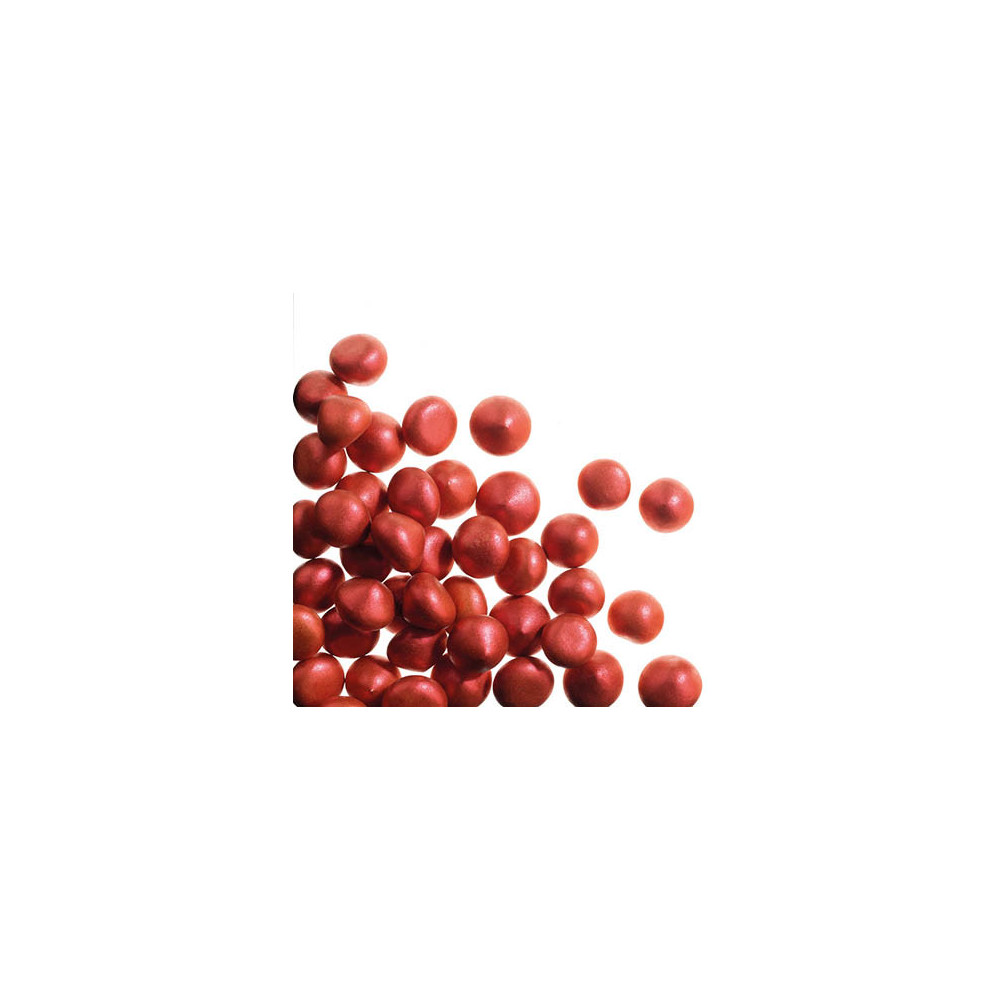 Meringuettes coated red