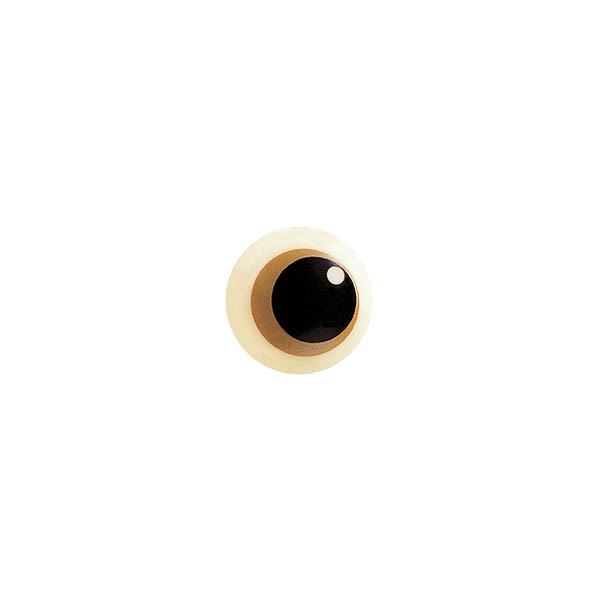Yeux ronds bombés en pâte à glacer