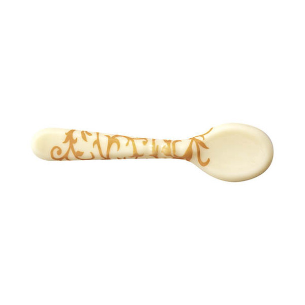 Mini spoons White chocolate 'Arabesques'