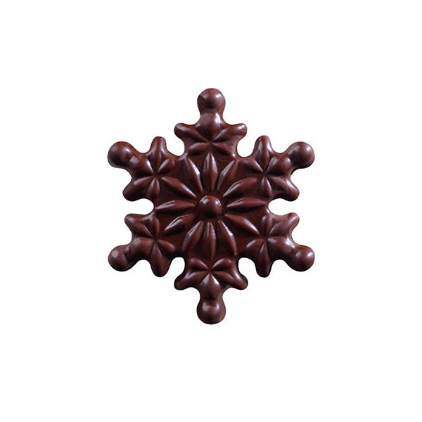 Grands flocons en chocolat noir
