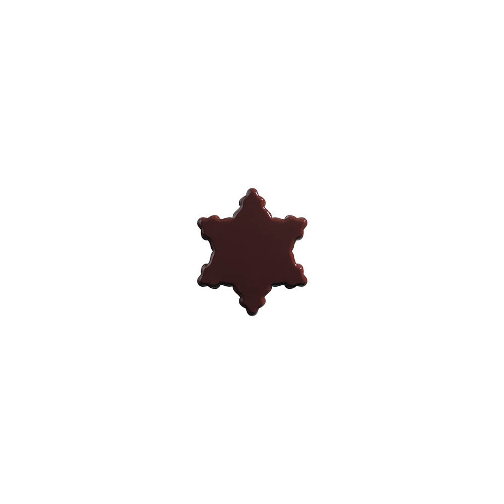 Snowflakes Dark, White and caramelised chocolat