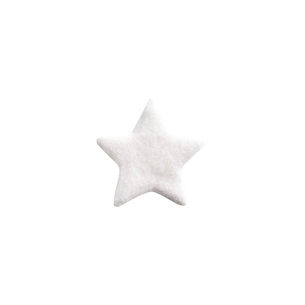 Meringués decorations crystallised 'Etoiles'