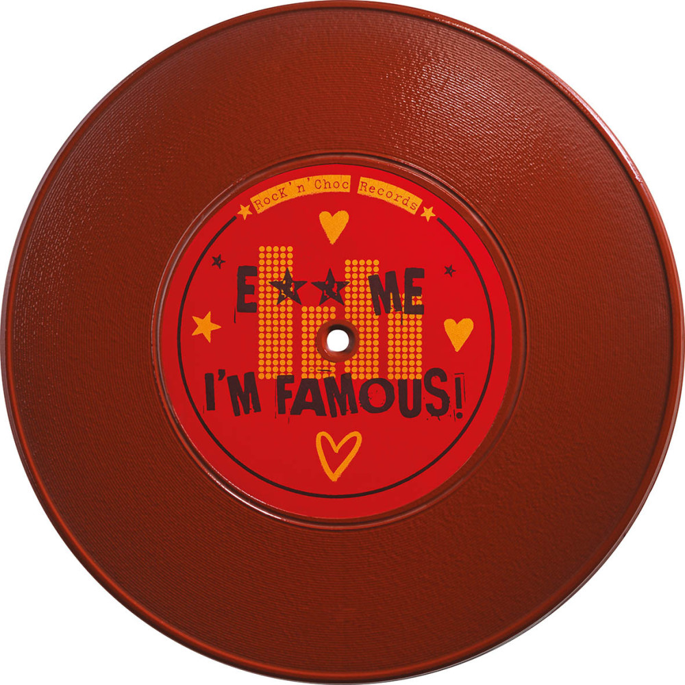Feuilles imprimées 'Rock'n'Choc' pour vinyle