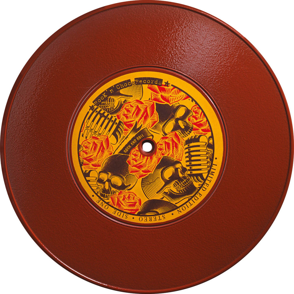 Feuilles imprimées 'Rock'n'Choc' pour vinyle