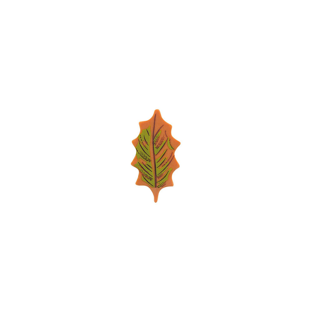 150 Holly leaves choc BC Vert et caramel 2 designs