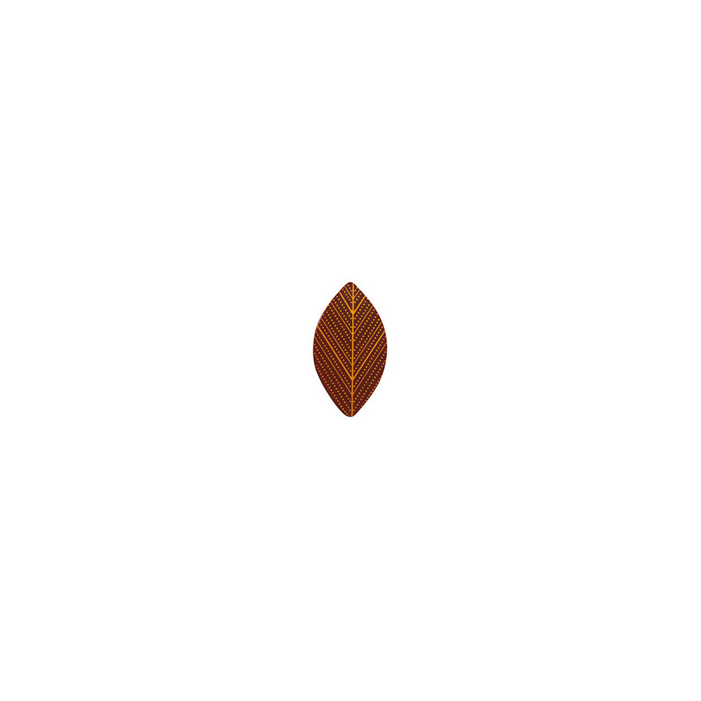 Feuilles en chocolat noir 'Finesse'