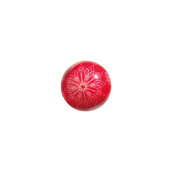 Boules en chocolat blanc 'Rose de Noël'