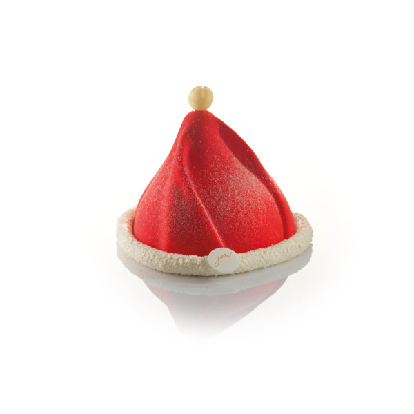 Entremets moulds 'Bonnet de Noël'