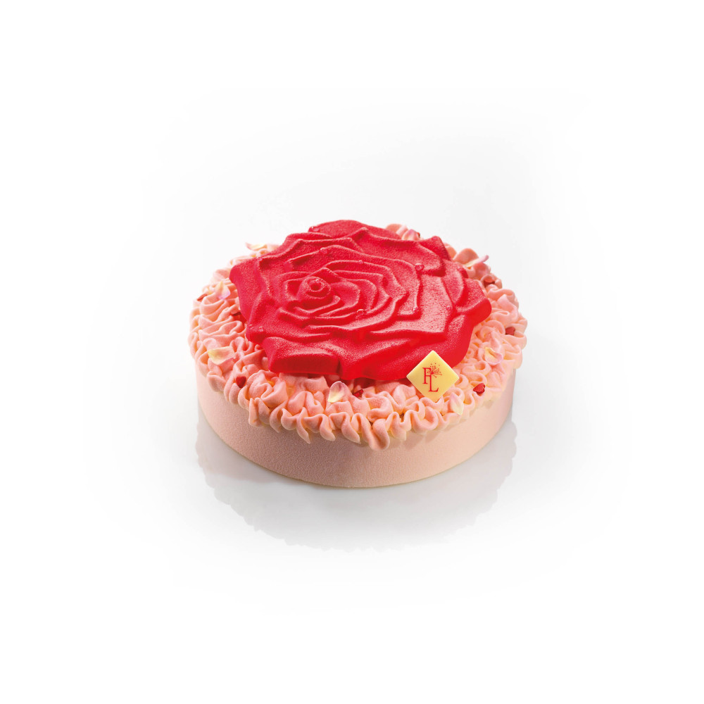 Moules pour dessus d'entremets 'Rose'