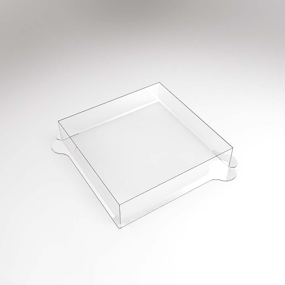 Moules pour entremets 'Carré plat arrondi' 18 cm