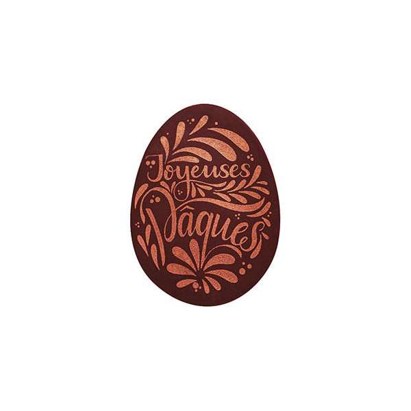 Eggs Dark chocolate 'Arabesques'