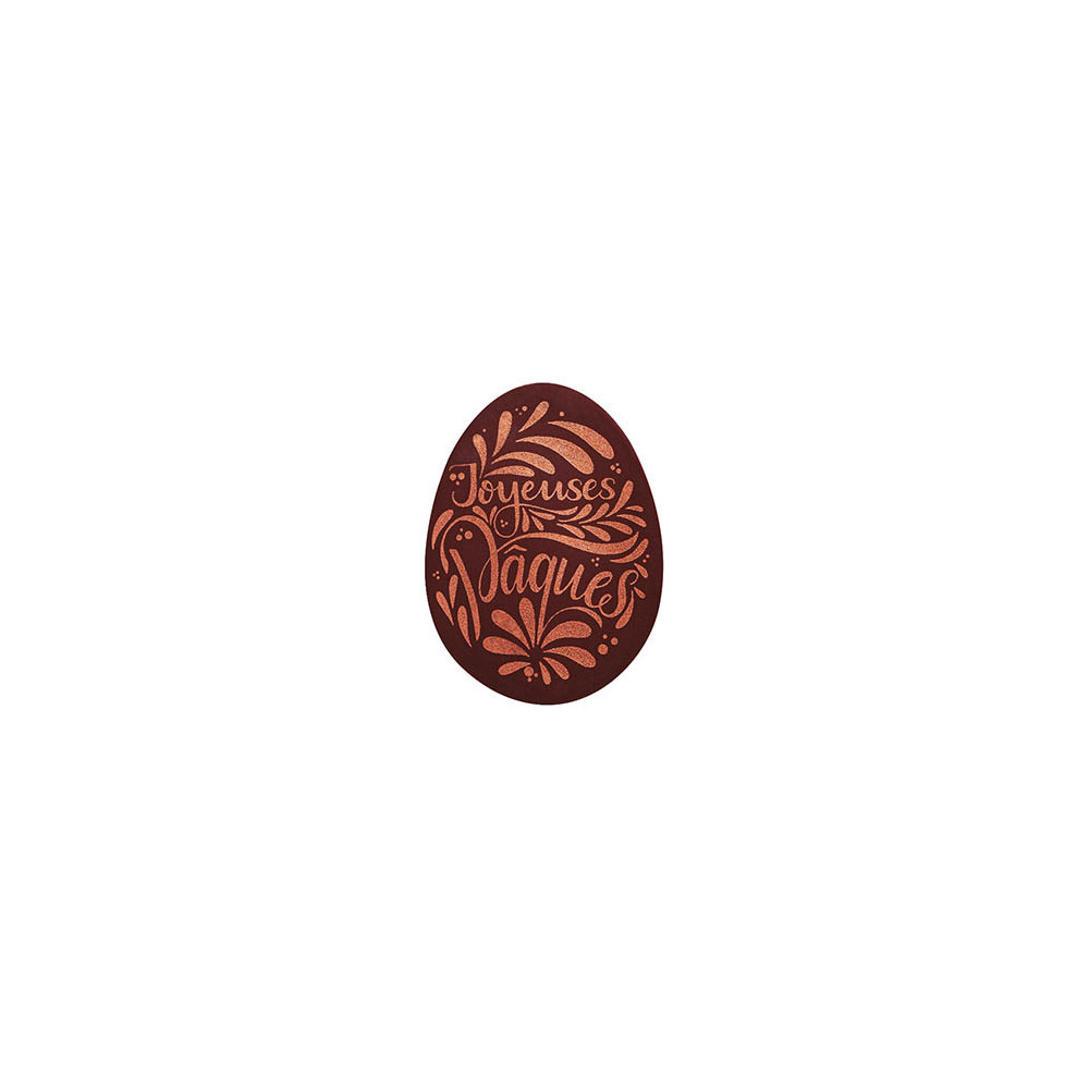 Oeufs en chocolat noir 'Arabesques'