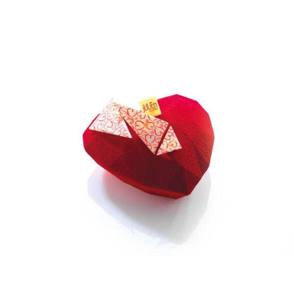 Moules pour entremets 'Coeur diamant'