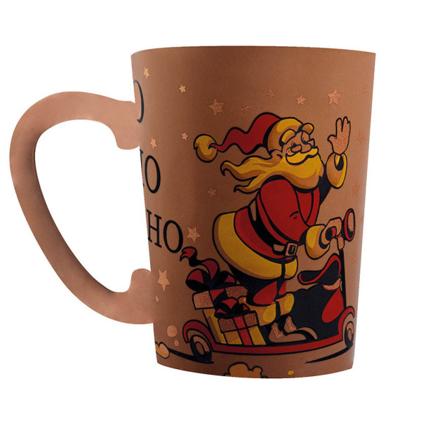 Feuilles imprimées 'À trottinette' pour mugs