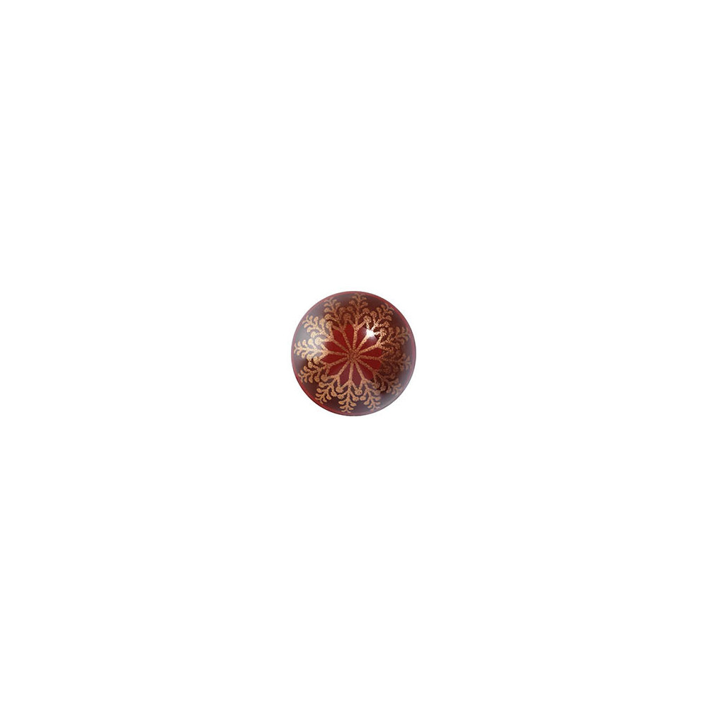 Boules en chocolat noir 'Eclat d'hiver'