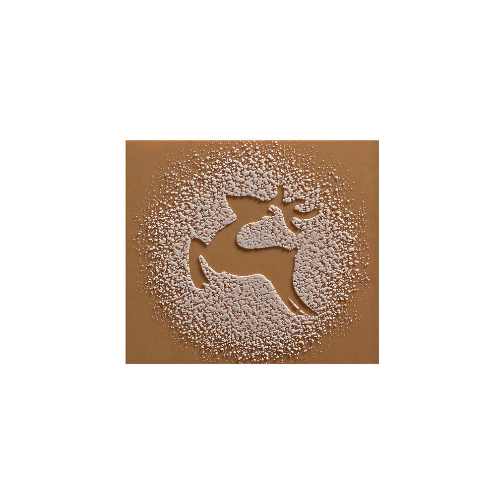 Ends of yule log White caramelised chocolate embossed 'Enneigé'