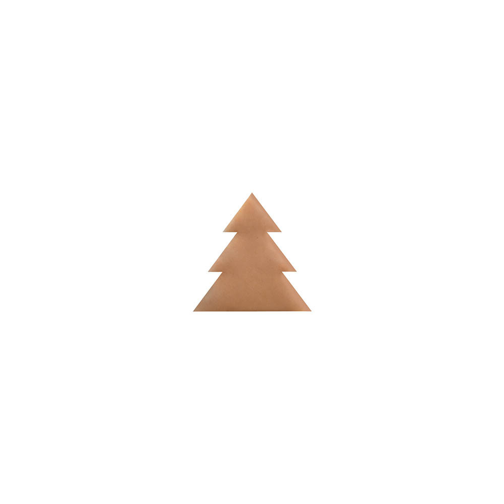 Sapins extra fin en chocolat noir, chocolat blanc et chocolat blanc caramélisé
