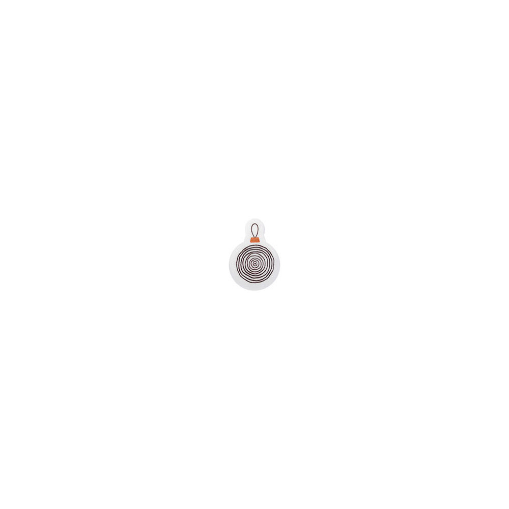 Décors meringués 'Petites boules de Noël'