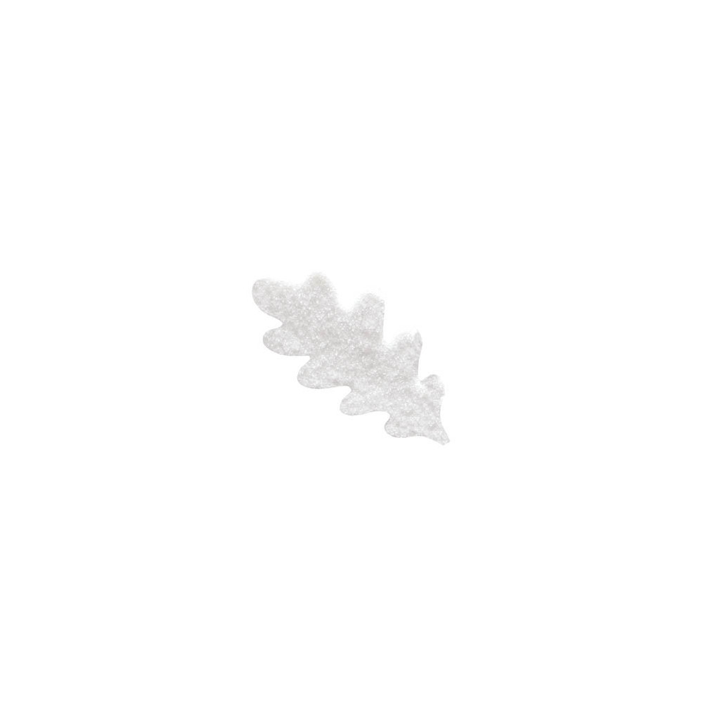 Meringués' decorations crystallized 'Feuilles de chêne'