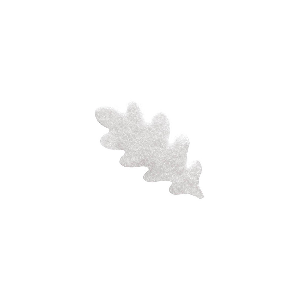 Meringués' decorations crystallized 'Feuilles de chêne'