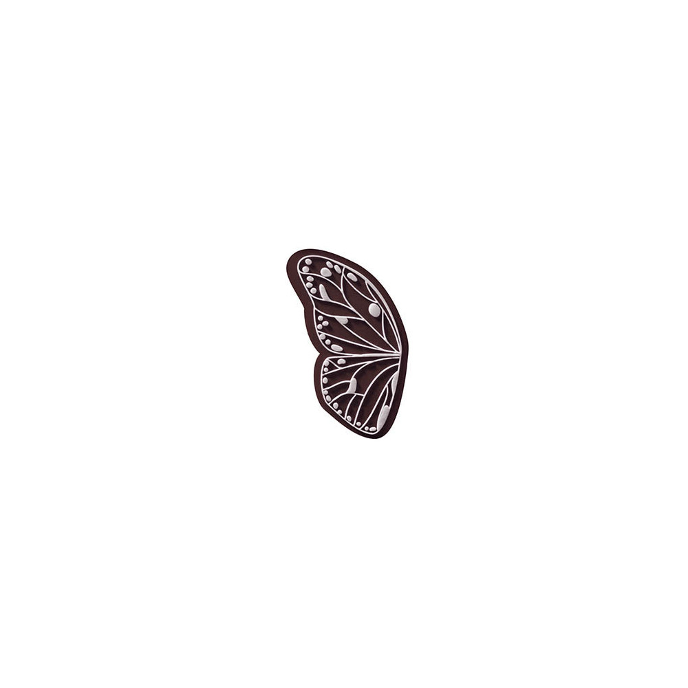 Butterflies wings Dark chocolate Embossed
