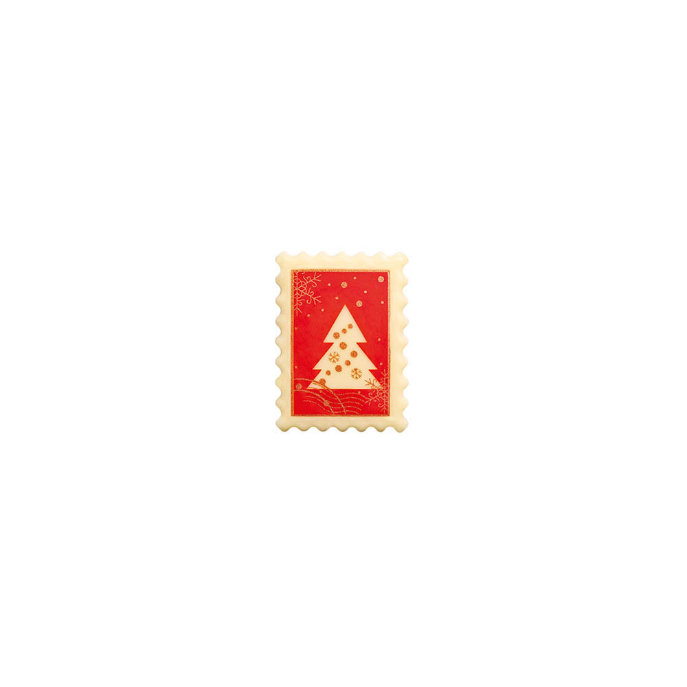 Timbres en chocolat blanc 'Collection Noël'