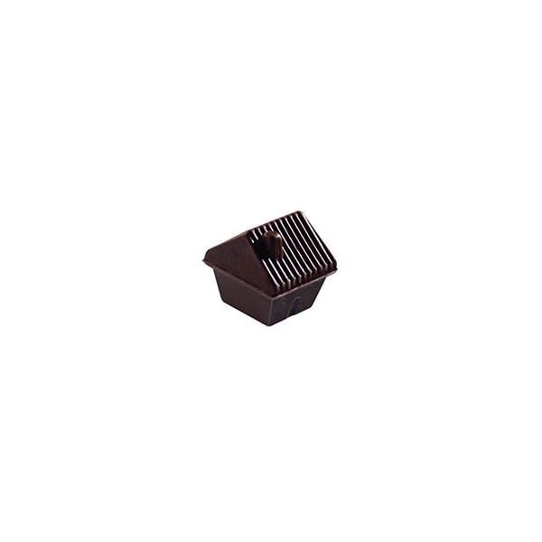 Chalets en chocolat noir
