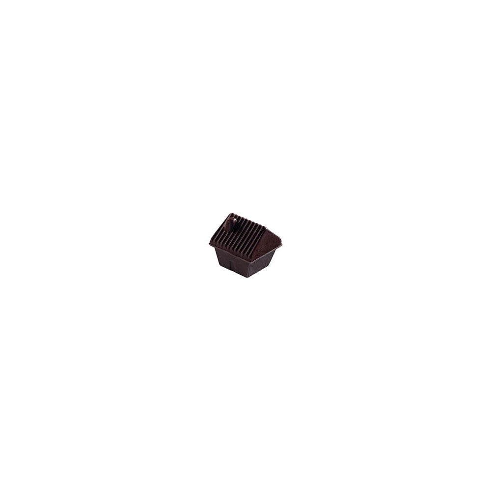 Chalets en chocolat noir