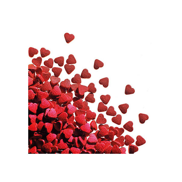 Sugar shiny hearts ruby