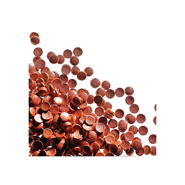 Sugar mini-confetti shiny bronze