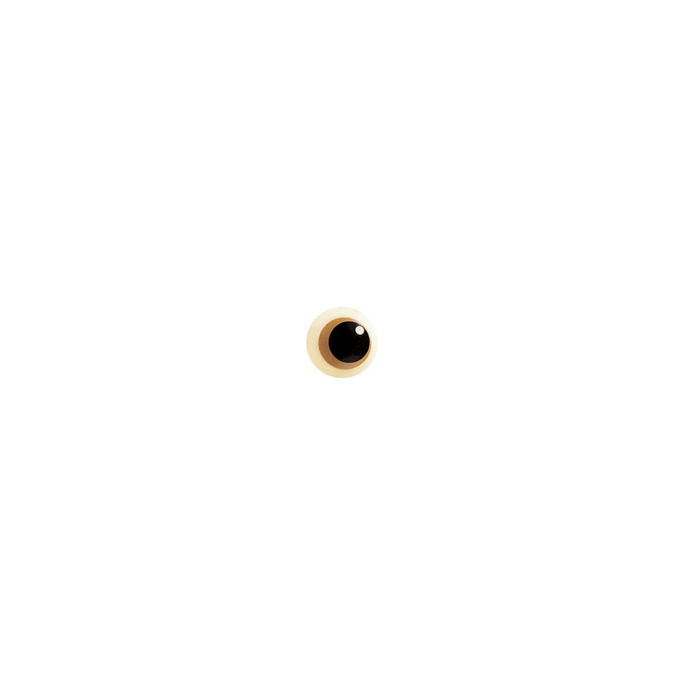 Yeux ronds bombés en pâte à glacer