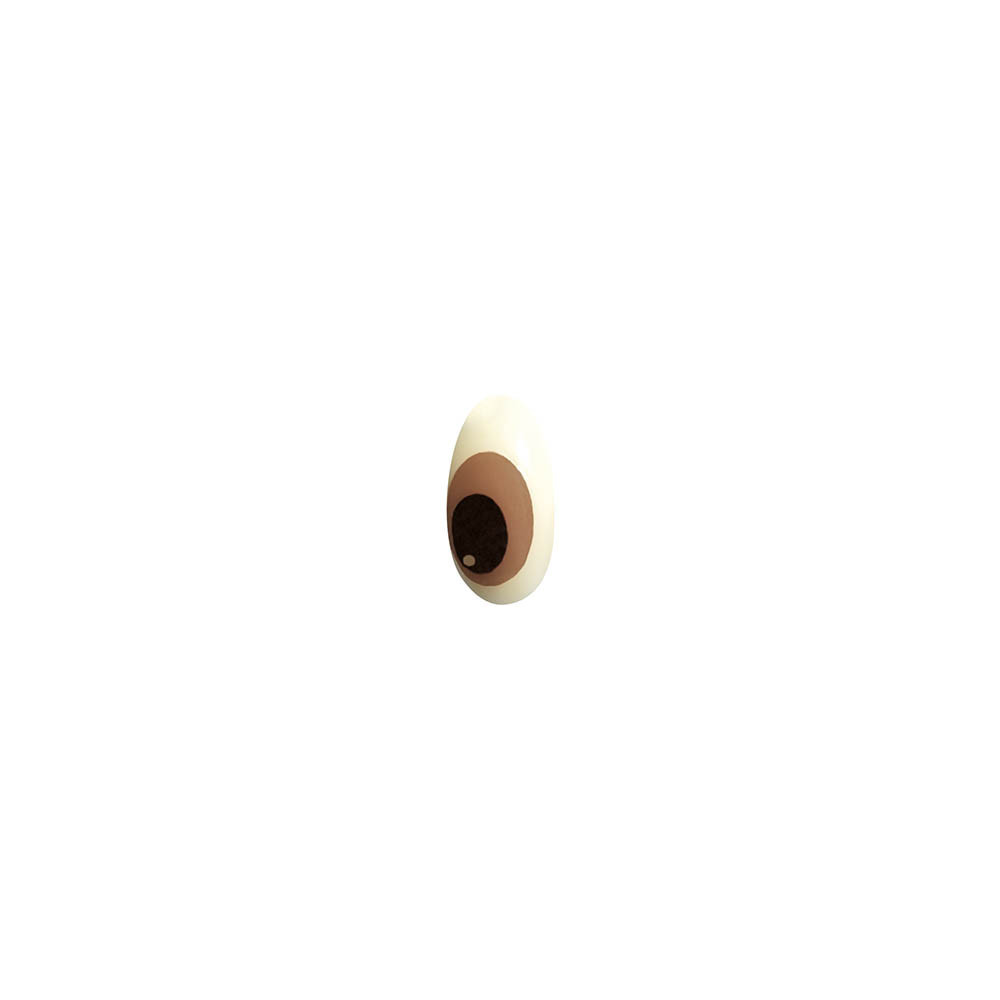Yeux ovales en pâte à glacer