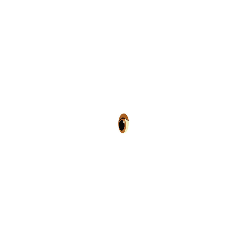 Oval eyes Compound with lashes