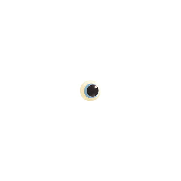 Yeux ronds en pâte à glacer 'Bleus'