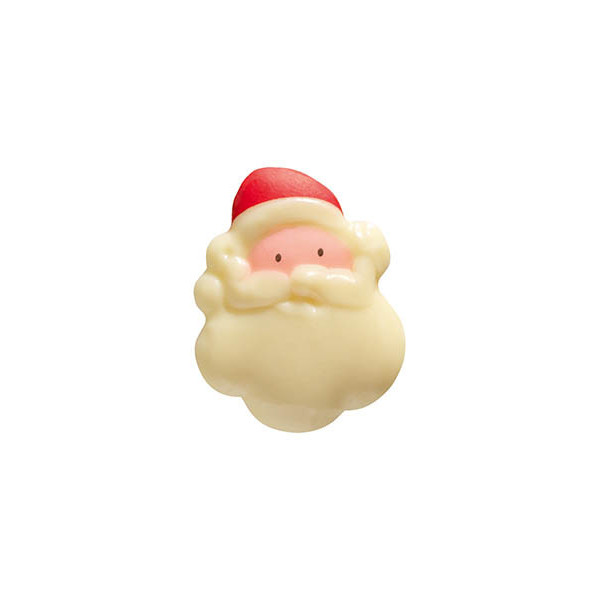 Santa heads White chocolate