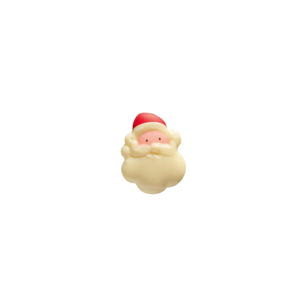Santa heads White chocolate