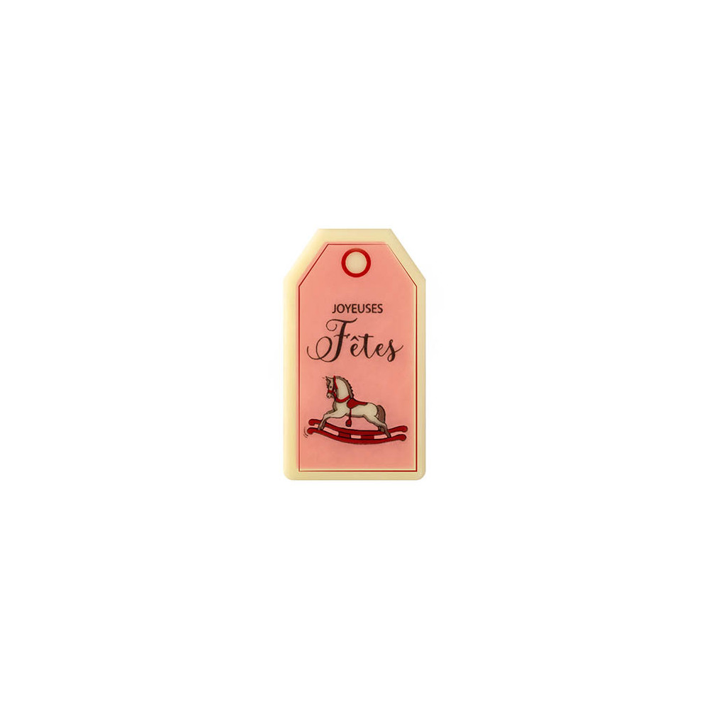 Etiquettes en chocolat blanc 'Vintage'