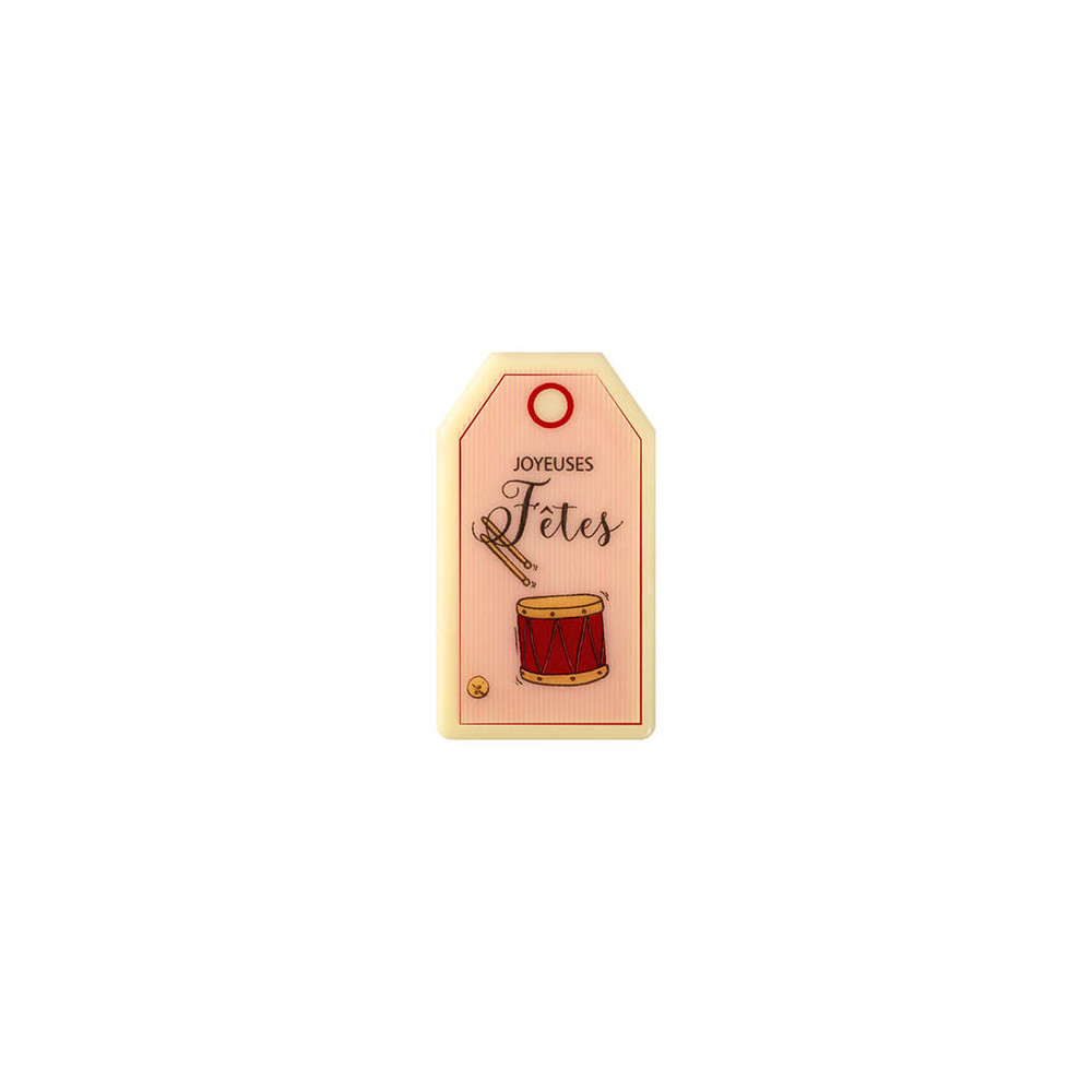 Etiquettes en chocolat blanc 'Vintage'