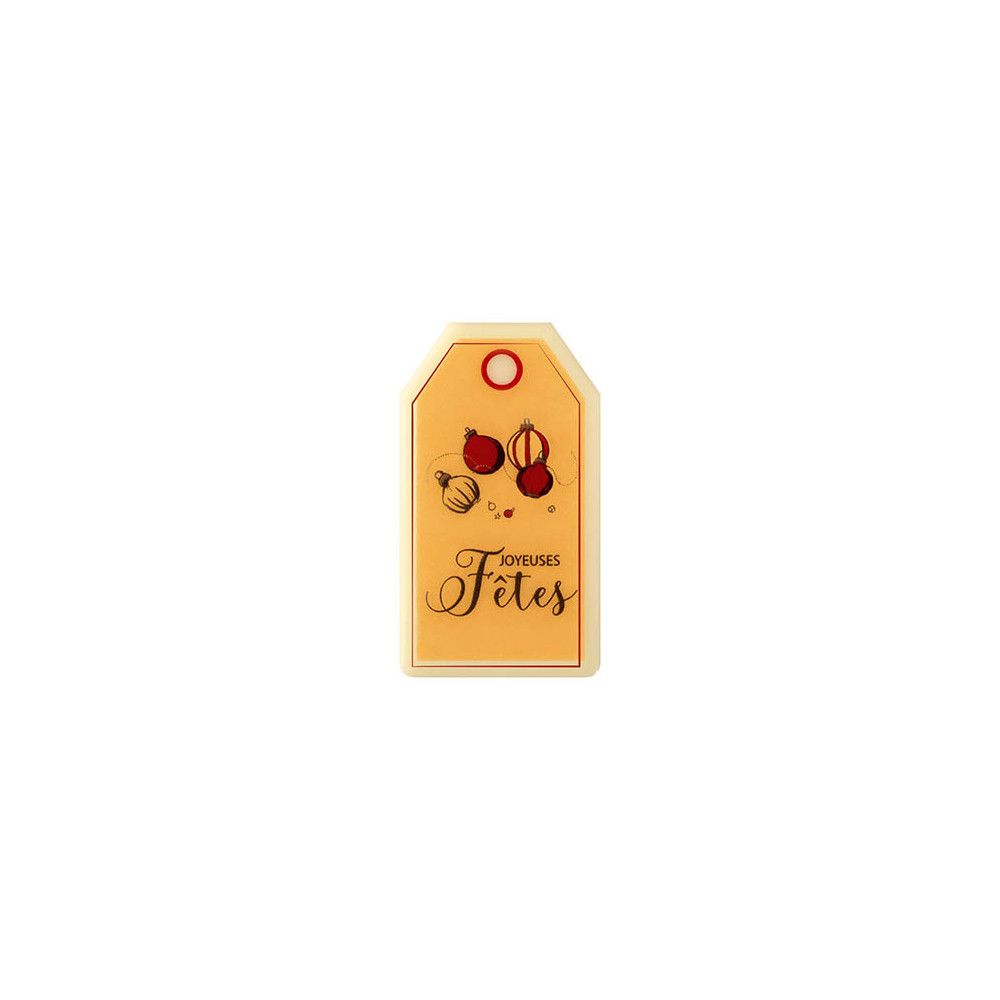 Etiquettes en chocolat blanc 'Vintage'