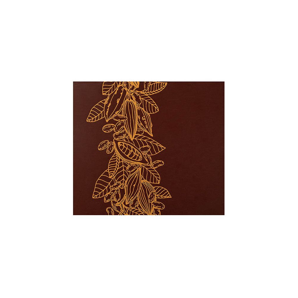 Embouts de bûche en chocolat noir 'Cacao'