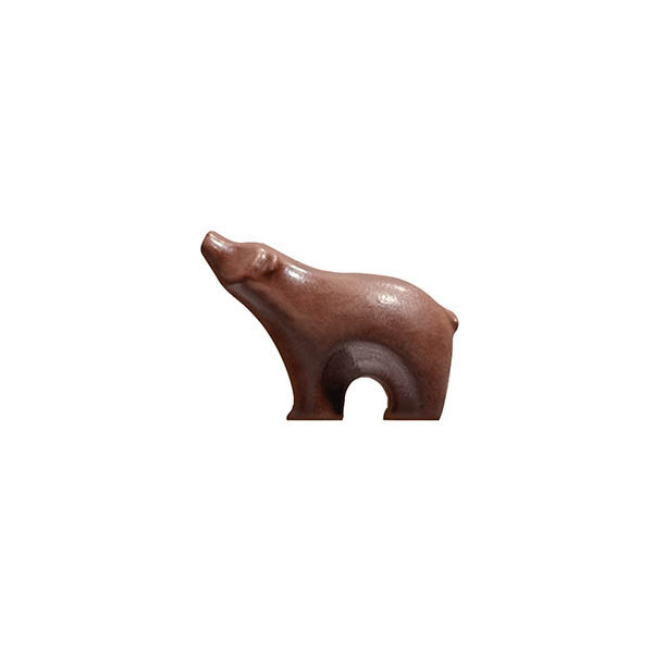 Petits ours en chocolat noir 'Sur la banquise'
