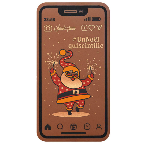 Feuilles imprimées 'Un Noël qui scintille' pour smartphones