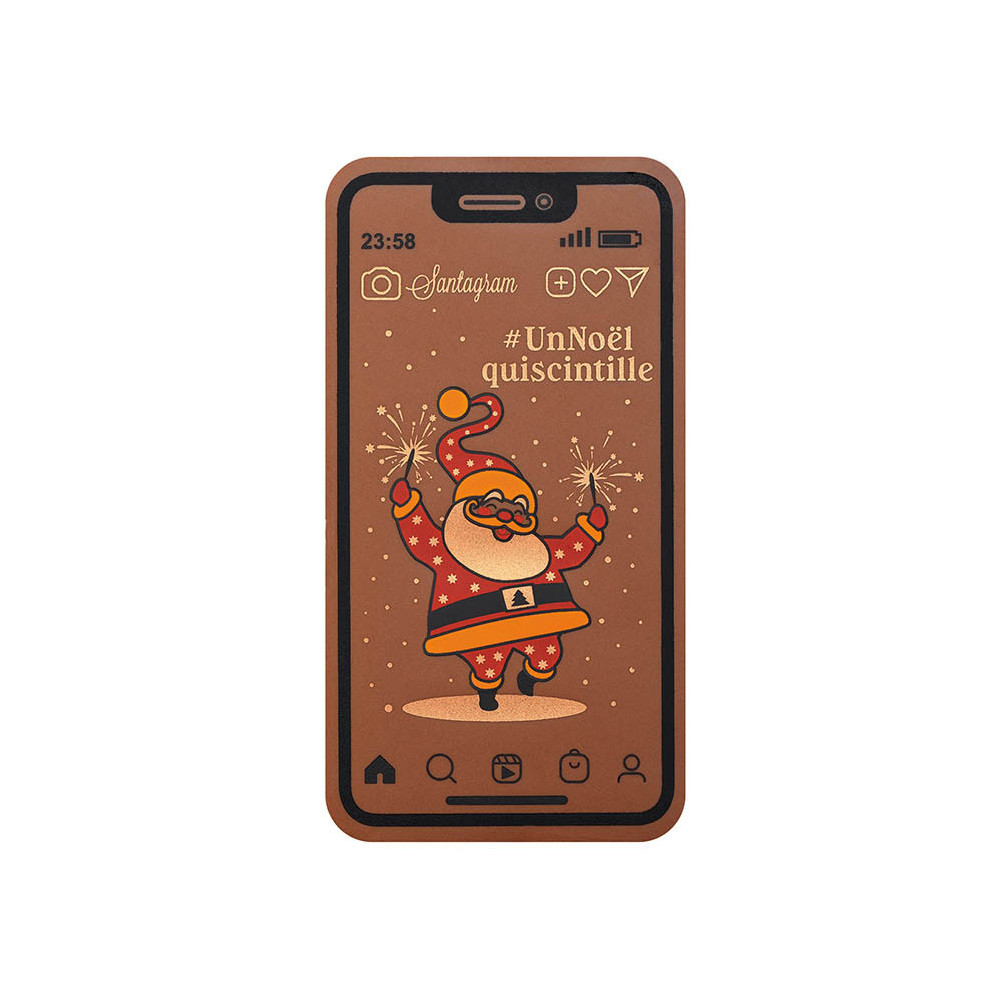 Feuilles imprimées 'Un Noël qui scintille' pour smartphones