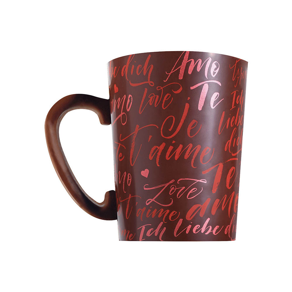 Transfer sheets 'Je t'aime' for mugs