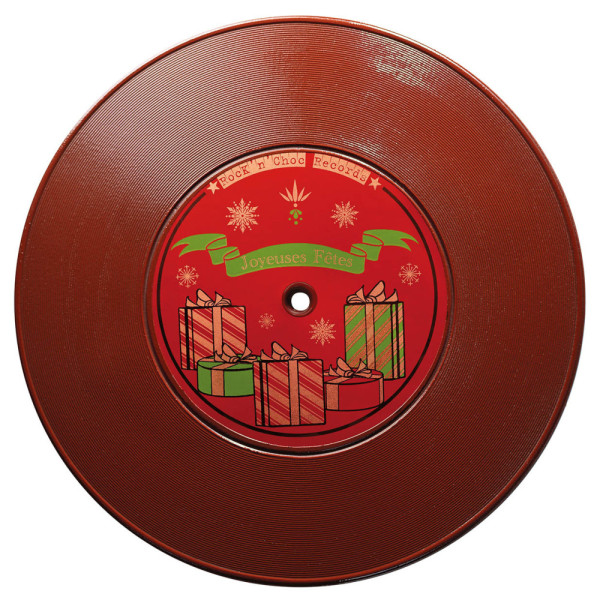 Feuilles imprimées 'Joyeuses Fêtes' pour vinyle