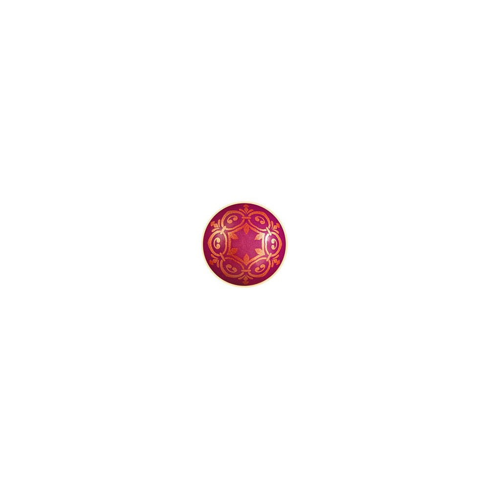 Boules de Noël en chocolat blanc 'Hiver pourpre'