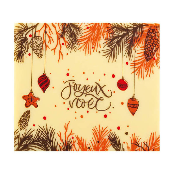 Ends of yule log White chocolate 'Suspensions'